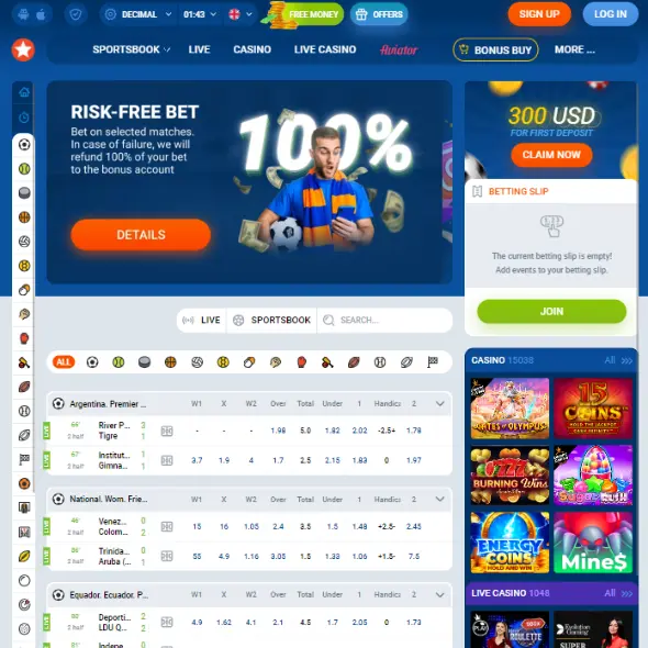 Mostbet Game Options
