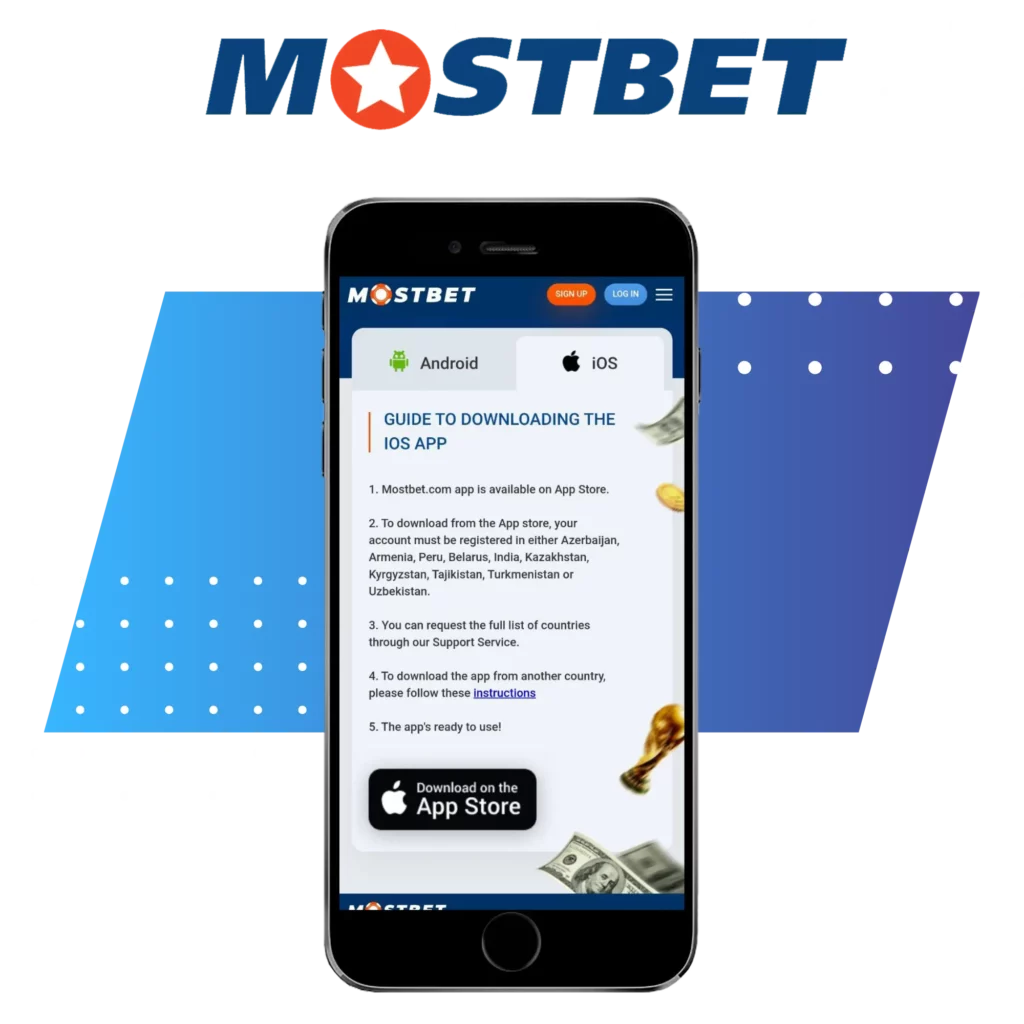 mostbet on iOS app