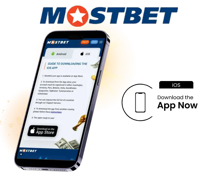 Mostbet download on IOS
